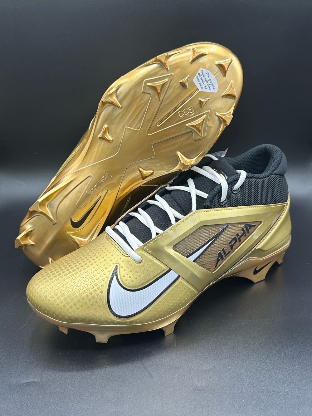 Nike Alpha Menace 4 Pro Oregon Ducks PE Football Cleats IB4044-700 Men Size 13 W